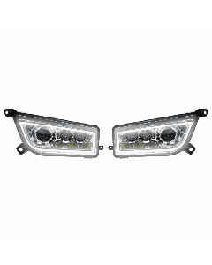 Metra Extreme White LED Headlight Bluetooth Controlled Polaris RZR 14-Up