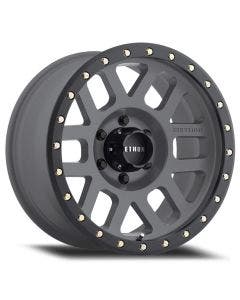 Method Race Wheels Grid Titanium w/ Black Lip 17X8.5 5X5 5X127 ET +0mm Rim Jeep