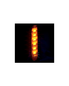 Custom Dynamics Amber Magic Spots High Power Single Function 6 LED Strip (EA)