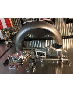 Native Custom Baggers 180/200 mm Wide Pitbull Pro Front Tire & Tree Kit for 84-13 FLH/T