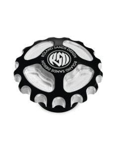 Roland Sands Design Gas Fuel Cap Gear Drive Contrast Harley Big Twin 96-20