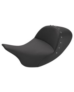 Saddlemen Renegade Lariat Low Black Studded Rider Seat Harley FLH/T 08-23