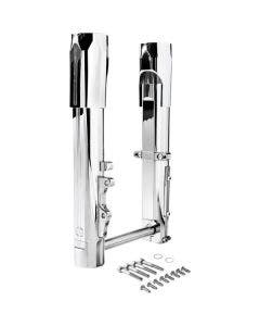 Performance Machine Chrome Lower Fork Leg Single Disc Phatour 180 Wide Tire Kit