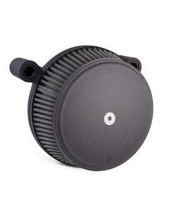 Arlen Ness Black Stage 1 Big Sucker Air Stainless Filter w/ Cover Harley '08-'16