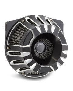 Arlen Ness Inverted Deep Cut Black Cut Stage 1 Air Cleaner Harley XL 91-16