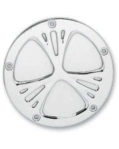 Arlen Ness Tech Chrome Deep Cut Points Ignition Timing Cover Harley Twin Cam
