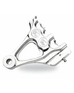 PM Performance Machine Chrome Rear Brake Integrated Caliper Harley Softail 00-07