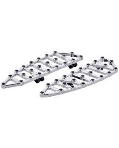 Arlen Ness 410-008 Chrome MX Billet Driver Floorboards Harley Softail M8 18-20