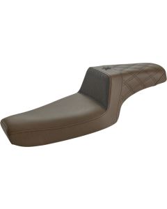Saddlemen Brown Unknown Gripper Step Up 2-Up Gel Seat Harley Sportster 79-03