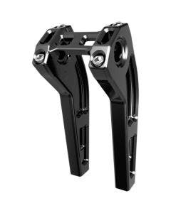 Slyfox Black Aluminum 6"-10" Riser for 1" Handlebars Pullback Harley & Custom