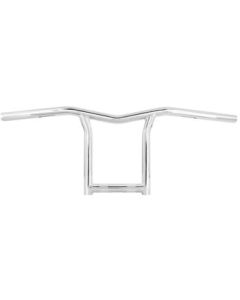 Burly Brand Chrome 10inch Rise The Sid 1inch Handlebars Slotted Harley & Custom