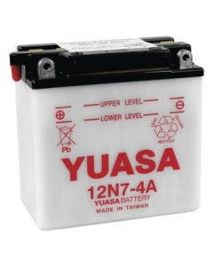Yuasa Battery w/ Acid 12N7-4A 12V 7Ah YUAM2274A Rep OE 63731-99 66006-69