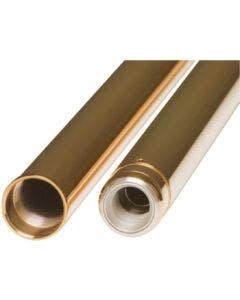 Custom Cycle 710029 Gold Fork Tubes 49mm 24.875 Harley Touring 17-Up