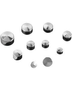 Kuryakyn 2445 Chrome Kool Kaps Motorcycle Bolt Covers 3/8" Bolt Heads