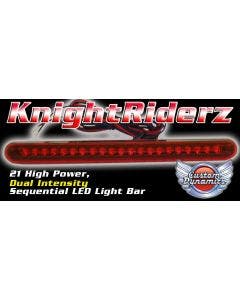 Custom Dynamics Knight Riderz Flashing Brake Light Brake Turn Signal LB22 Smoke