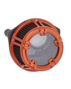 Arlen Ness 18-185 Orange Anodized Method Clear Stage 1 Air Cleaner 08-16 TBW