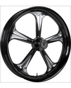 Colorado Customs Black Cut BW Orlando Wheel & Tire Package for Harley Models 