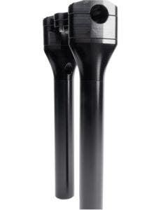 MJK Performance P-4526 Black Anodized 12" Risers for 1" Handlebar Harley 
