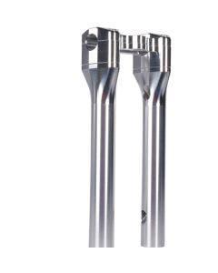 MJK Performance P-4527 Chrome 12" Risers for 1" Handlebar Harley 