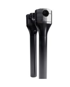 MJK Performance P-4528 Black Anodized 12" Risers for 1 1/8" Handlebar Harley 