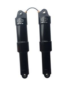 American Suspension P-49 Rear Air Ride Shocks Pair with Schrader Fill Valve
