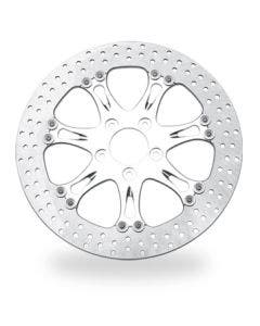 Performance Machine PM Heathen Paramount Polished Front 13" Brake Rotor Harley