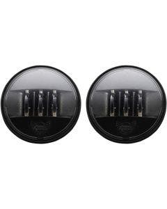 Custom Dynamics PB-45-B Black 4.5" ProBEAM Pro Beam Passing Lamps Harley Indian