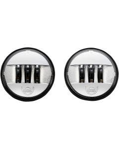 Custom Dynamics PB-45-C Chrome 4.5" ProBEAM Pro Beam Passing Lamps Harley Indian