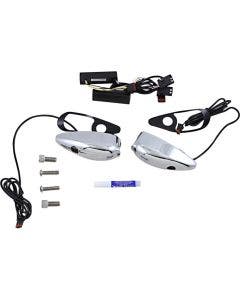 Custom Dynamics PB-RG-TS-15-C Chrome ProBEAM Turn Signals Harley FLTR 15-23