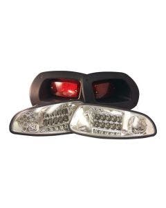 EZ-GO Deluxe 12/48 Volt LED Headlight & Taillight Light Kit for RXV 2016 up Body