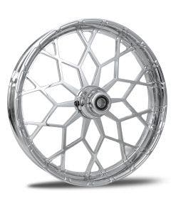 RC Components Phenom Chrome Wheel & Tire Package for Harley Models 