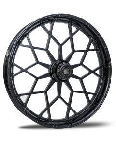 RC Components Phenom Black Wheel & Tire Package for Harley Models 