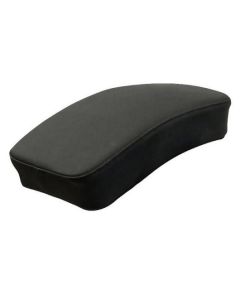 Removable 10" Long x 6" Wide Black Leather Pillion Pad 27397 Harley or Custom