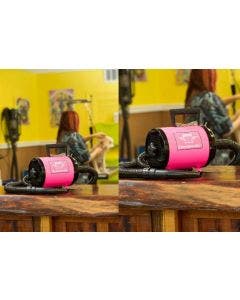 Metro Vac AFTD-3K Air Force Commander Pink Color 2 Speed 4Hp Pet Grooming Dryer