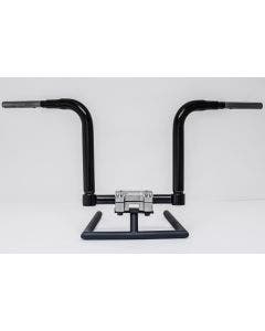 KST Kustom Pioneer 10" Black Vanguard Handlebars Bars Harley FLTR FLHR 1.25"