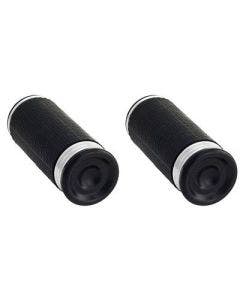 PM MERC TOE SHIFTER HEEL TOE PEGS QTY 2 BLACK CONTRAST CUT FOR HARLEY OR METRIC