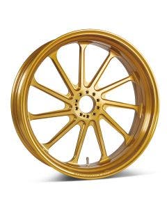 Performance Machine Forged Assault Gold Anodized Motorcycle Wheel Tire Packages