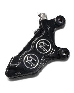 Performance Machine Contrast 4 Piston Front Left Caliper Harley M8 FL FX 17-Up