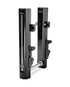 Performance Machine Lower Legs Dual Disc Contrast Cut Harley Dyna Softail 17-20