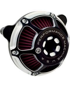 Performance Machine MaxHP Contrast Cut Stage 1 Air Cleaner Harley Touring 08-15 | 0206-2081-BM