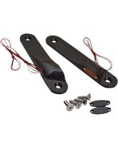 Pro-One 909109B Black LED Front Turn Signal Lights 99-18 Harley FLHT 06-18 FLHX