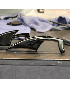 Paul Yaffe Bagger Nation Black Power Mirrors for Harley Models