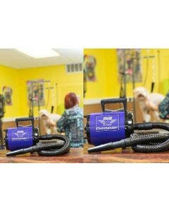 Metro Vac AFTD-3P Air Force Commander Purple Color 2 Speed 4Hp Pet Grooming Dryer