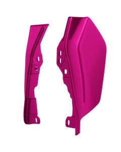 Hogworkz Purple Fire Mid-Frame Air Deflectors for Harley Touring 09-24