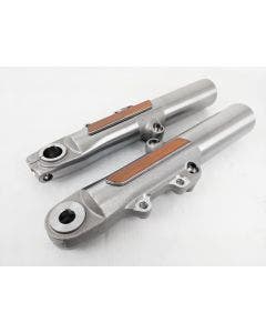 USED Harley 49mm Lower Fork Legs Sliders Dual Disc Touring FLHX Road Glide