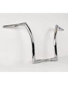DNA Chrome 18" Rise Monster Wide Ape Hanger Fat Bars 1.5" Handlebar Harley 96-Up