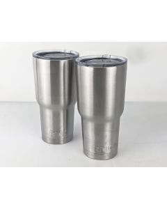 Lot of 2 RTIC 30 oz Tumblers Stainless Steel Double Wall 