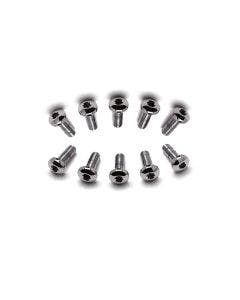 Front & Rear Chrome Plated Grade 8 Torx Rotor Bolts Harley 8793-5 & 9818-5