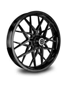 DNA Black Razor 21" Dual Disc Front Wheel 00-Up Harley FL Prodigy Style 