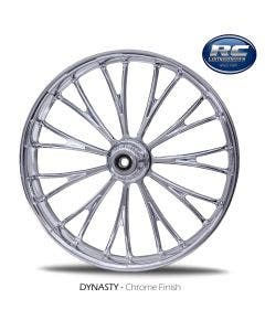 RC Components Dynasty Chrome Wheel Package for Harley Models 